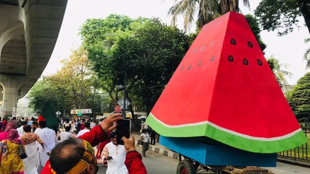 তরমুজ যেভাবে বৈশাখের হলো
